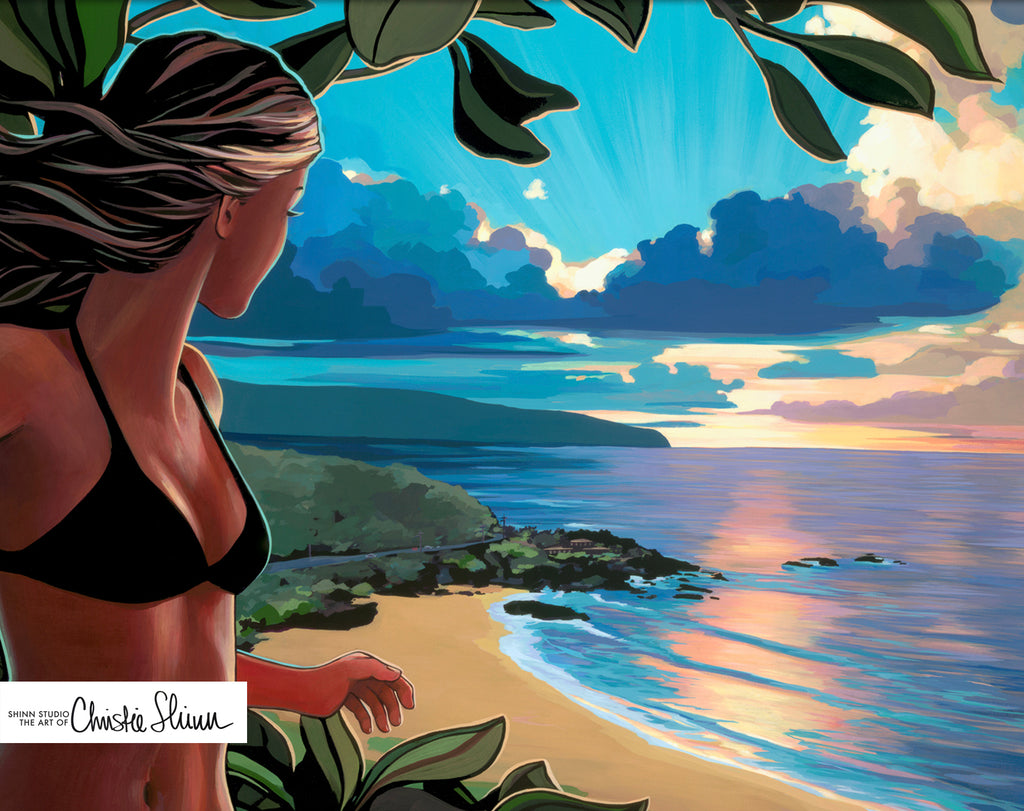 Above Waimea Art Print by Christie Shinn