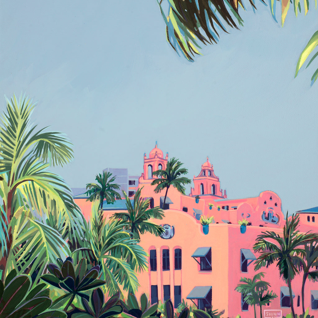 ROYAL AMONG THE PALMS - CANVAS GICLEE